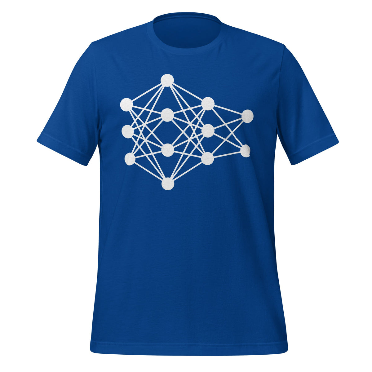 Image of the Deep Neural Network T-Shirt 9 (unisex) True Royal / M.