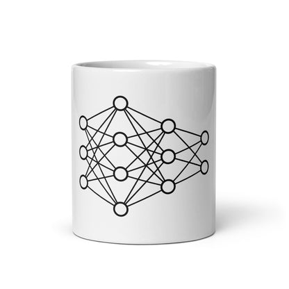 Image of the Deep Neural Network White Glossy Mug 2 11 oz.