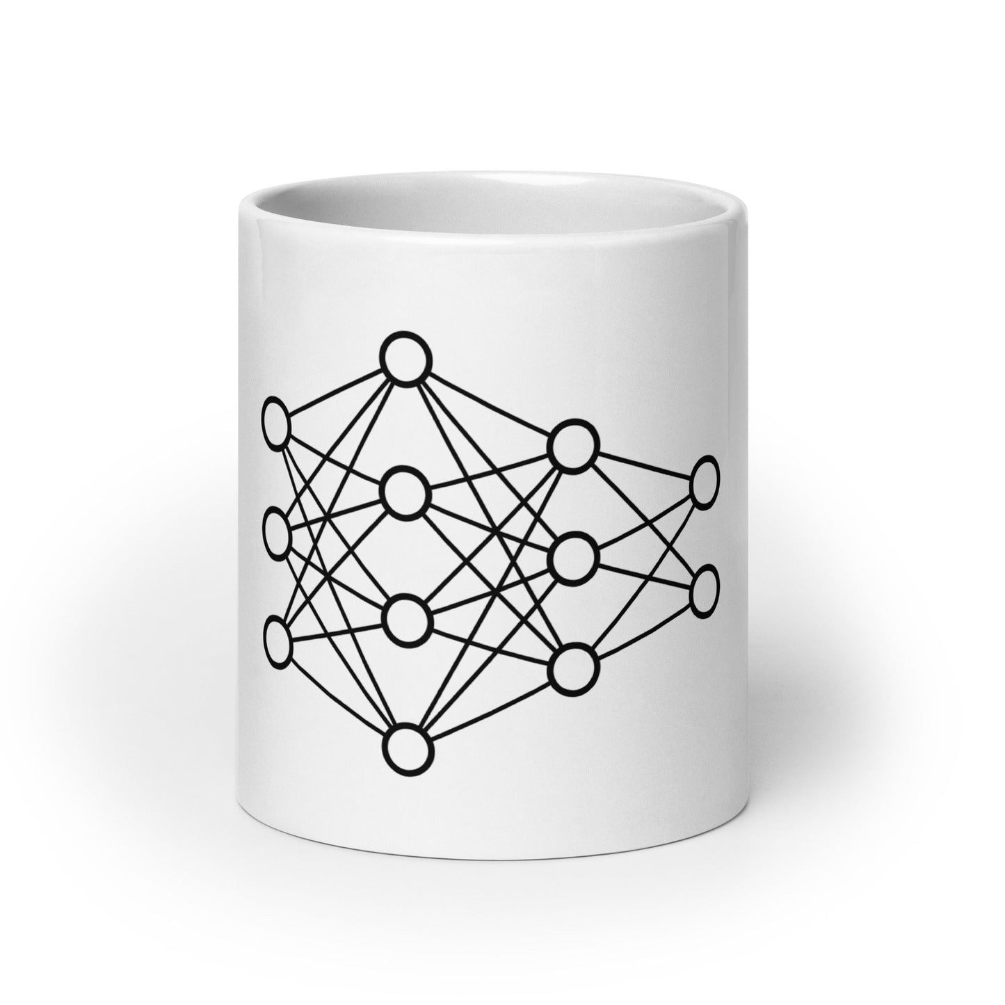 Image of the Deep Neural Network White Glossy Mug 2 20 oz.