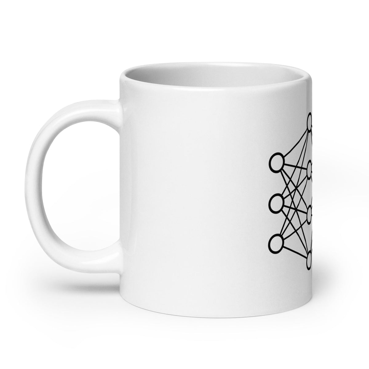 Image of the Deep Neural Network White Glossy Mug 2.