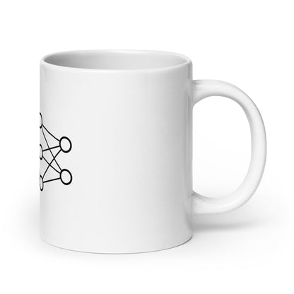 Image of the Deep Neural Network White Glossy Mug 2.