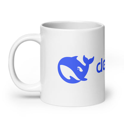 Image of the DeepSeek Logo Mug.