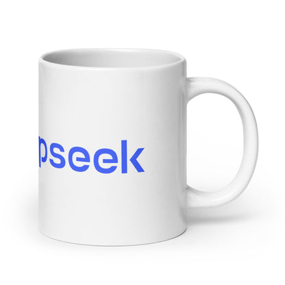 Image of the DeepSeek Logo Mug.