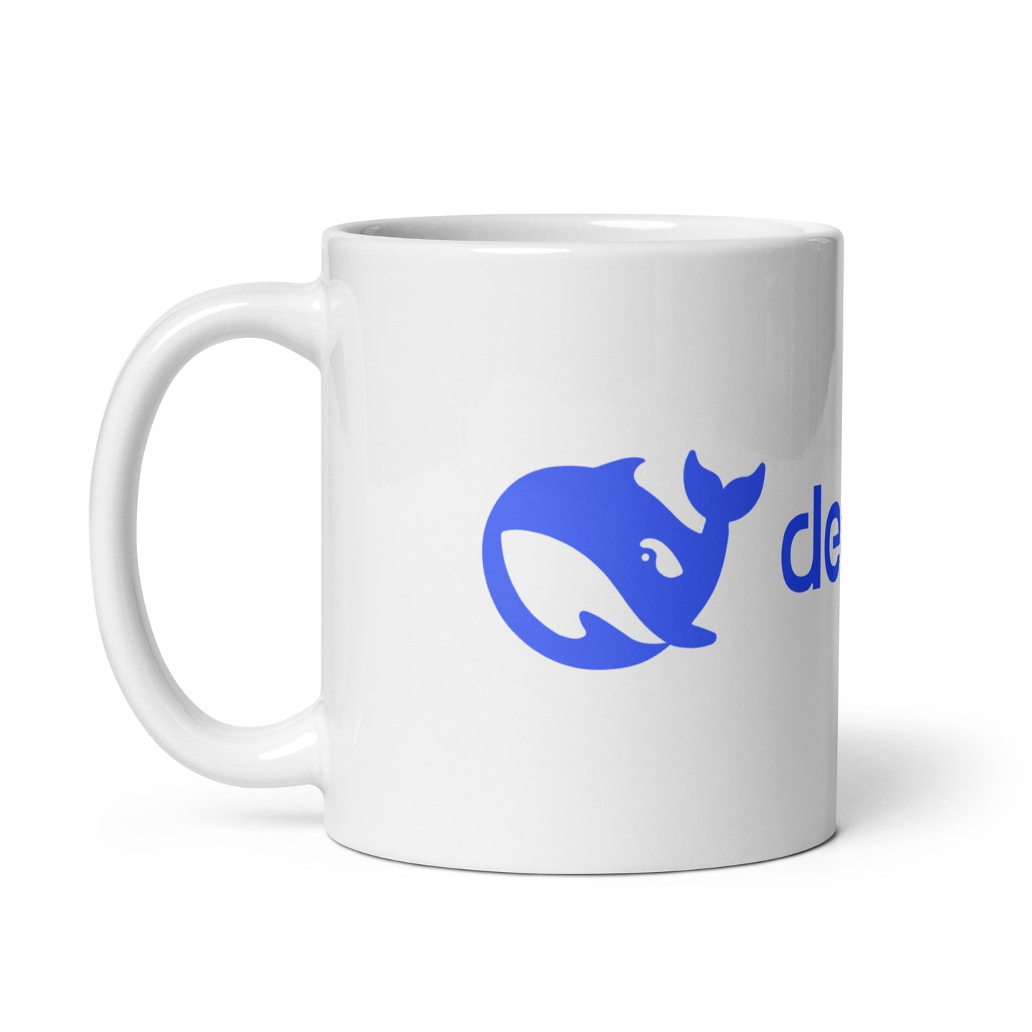 Image of the DeepSeek Logo Mug.