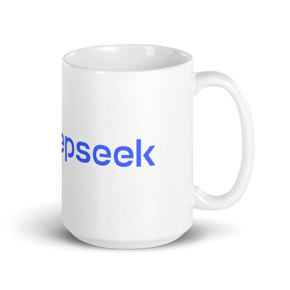 Image of the DeepSeek Logo Mug.
