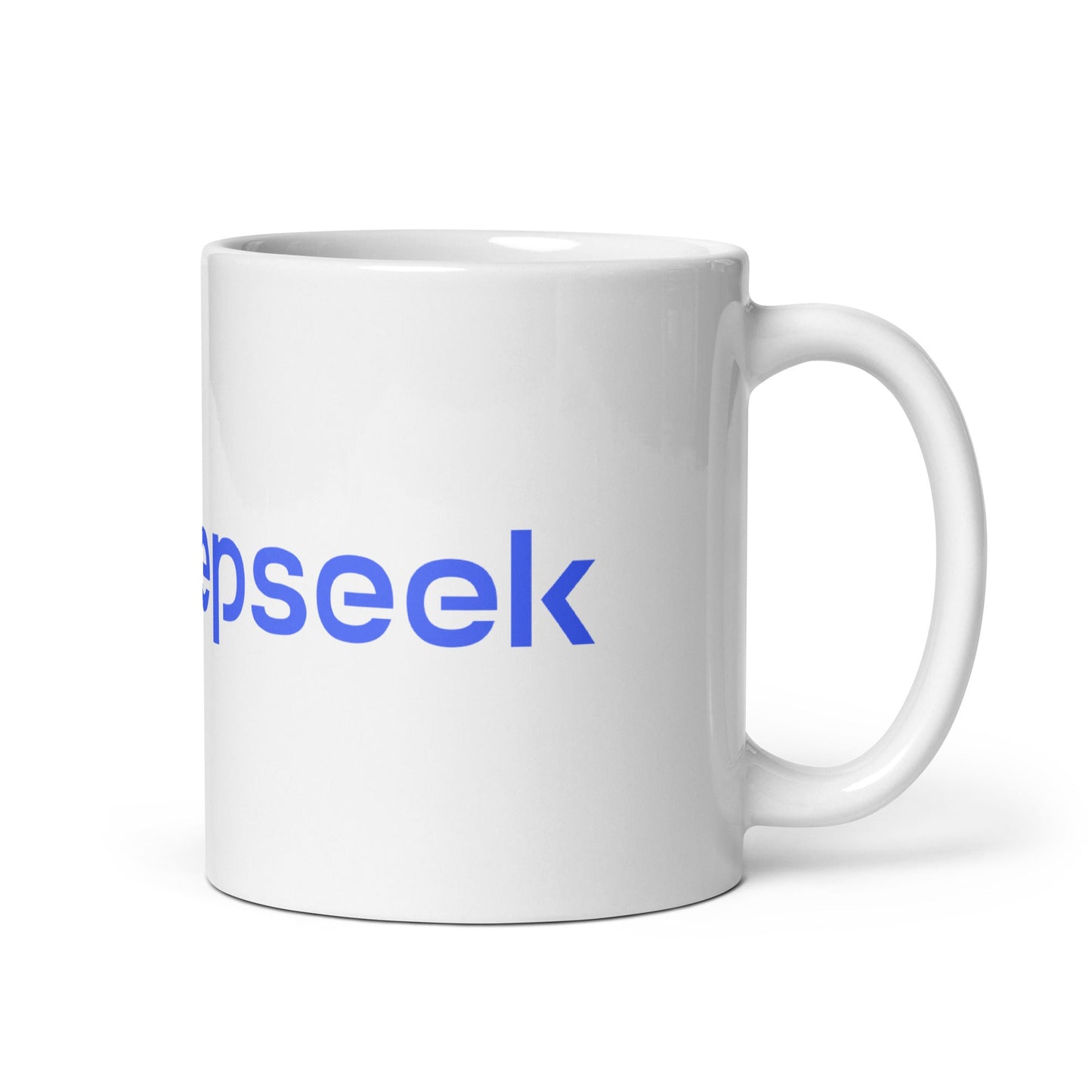Image of the DeepSeek Logo Mug.