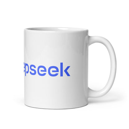 Image of the DeepSeek Logo Mug.