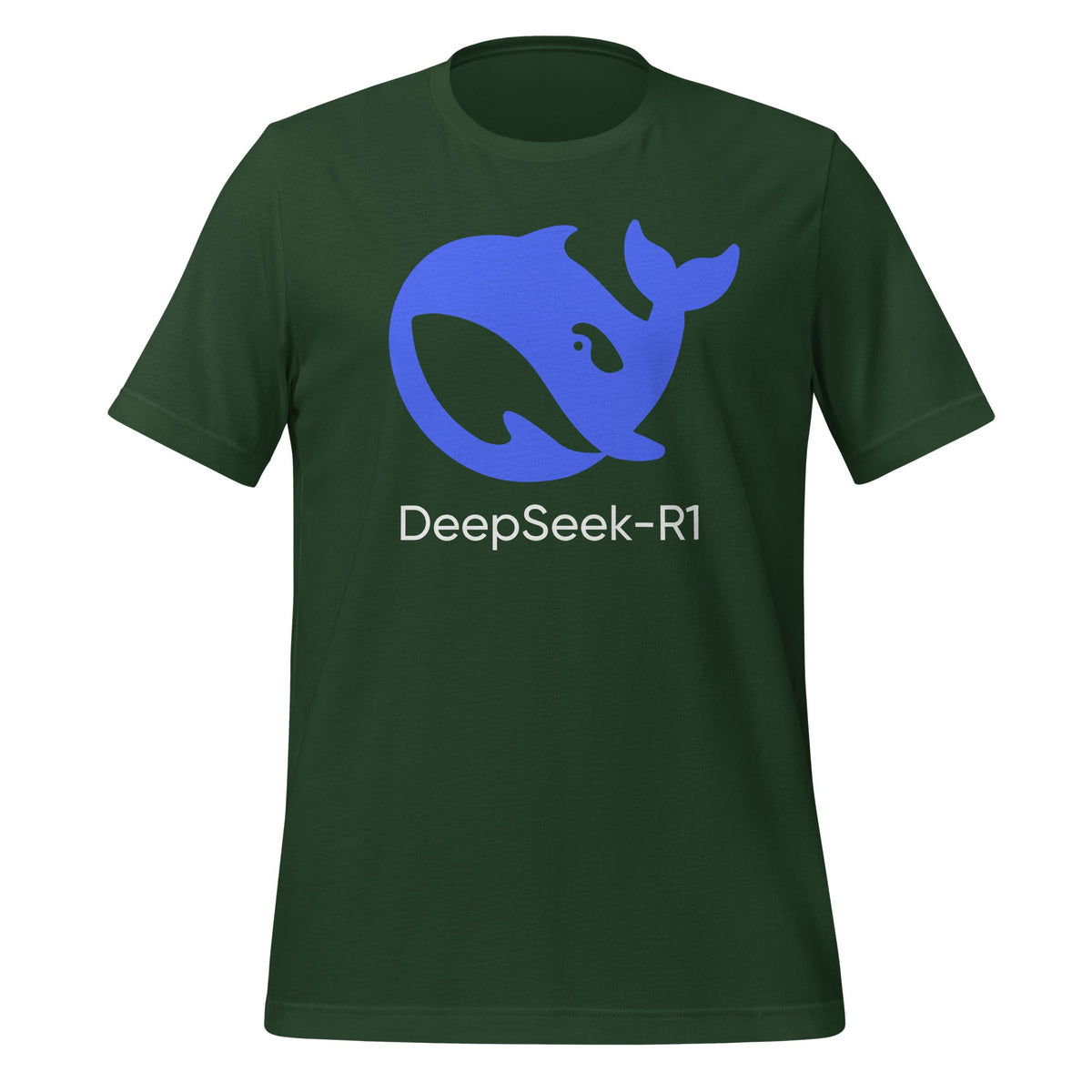 Image of the DeepSeek-R1 T-Shirt (unisex) Forest / M.
