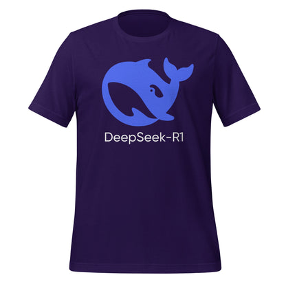 Image of the DeepSeek-R1 T-Shirt (unisex) Team Purple / M.