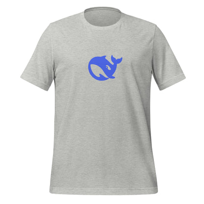 Product mockup photo of the DeepSeek T Shirt 2 (unisex) Athletic Heather / M.