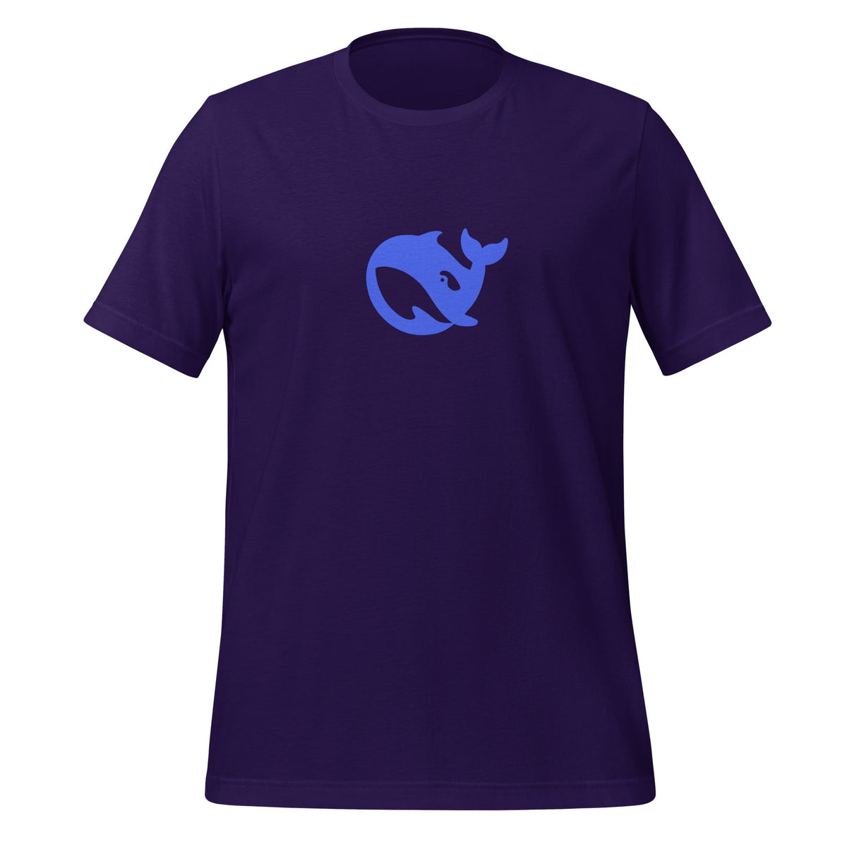 Product mockup photo of the DeepSeek T Shirt 2 (unisex) Team Purple / M.