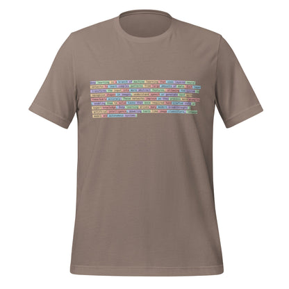 Image of the Definition of Deep Learning Tokenized T-Shirt (unisex).
