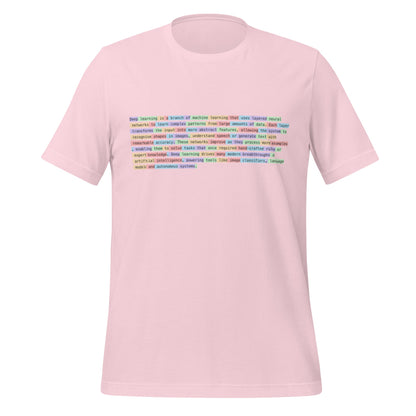 Image of the Definition of Deep Learning Tokenized T-Shirt (unisex).