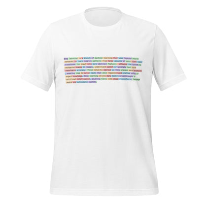 Image of the Definition of Deep Learning Tokenized T-Shirt (unisex).