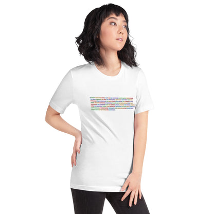 Image of the Definition of Large Language Model (LLM) Tokenized T-Shirt (unisex).