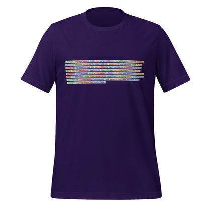 Image of the Definition of Large Language Model (LLM) Tokenized T-Shirt (unisex) Team Purple / XS.