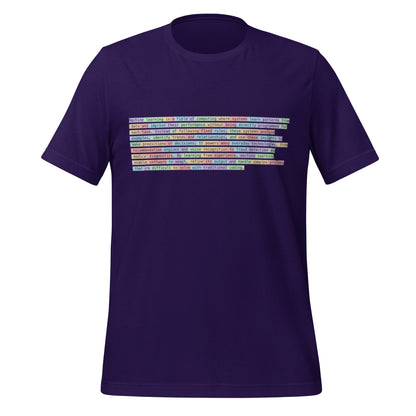 Image of the Definition of Machine Learning Tokenized T-Shirt (unisex) Team Purple / M.