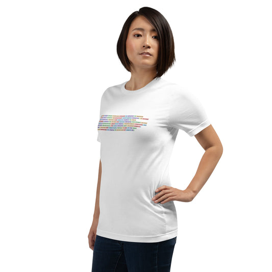 Image of the Definition of NeurIPS Tokenized T-Shirt (unisex).