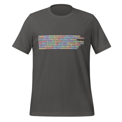 Image of the Definition of NeurIPS Tokenized T-Shirt (unisex) Asphalt / S.