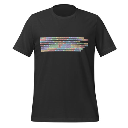 Image of the Definition of NeurIPS Tokenized T-Shirt (unisex) Dark Grey / XS.