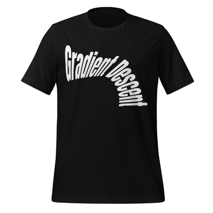 Image of the Distorted Gradient Descent T-Shirt (unisex) Black / XS.