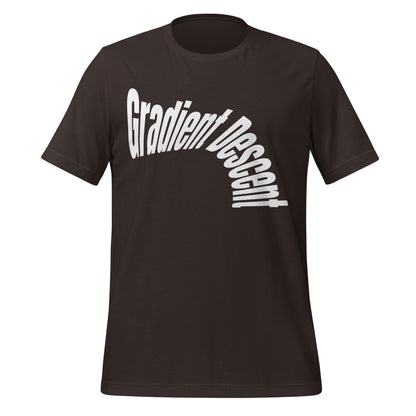 Image of the Distorted Gradient Descent T-Shirt (unisex) Brown / S.