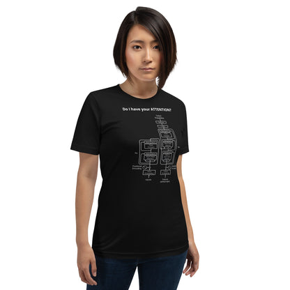 Image of the Do I have your ATTENTION? T-Shirt (unisex).