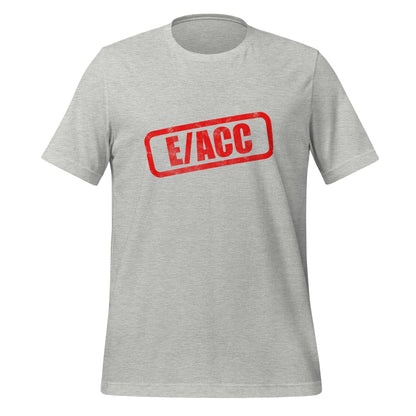Product mockup photo of the E/ACC Stamp T-Shirt 2 (unisex) Athletic Heather / M.
