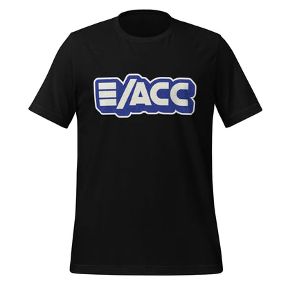 Product mockup photo of the E/ACC T Shirt (unisex) Black / M.
