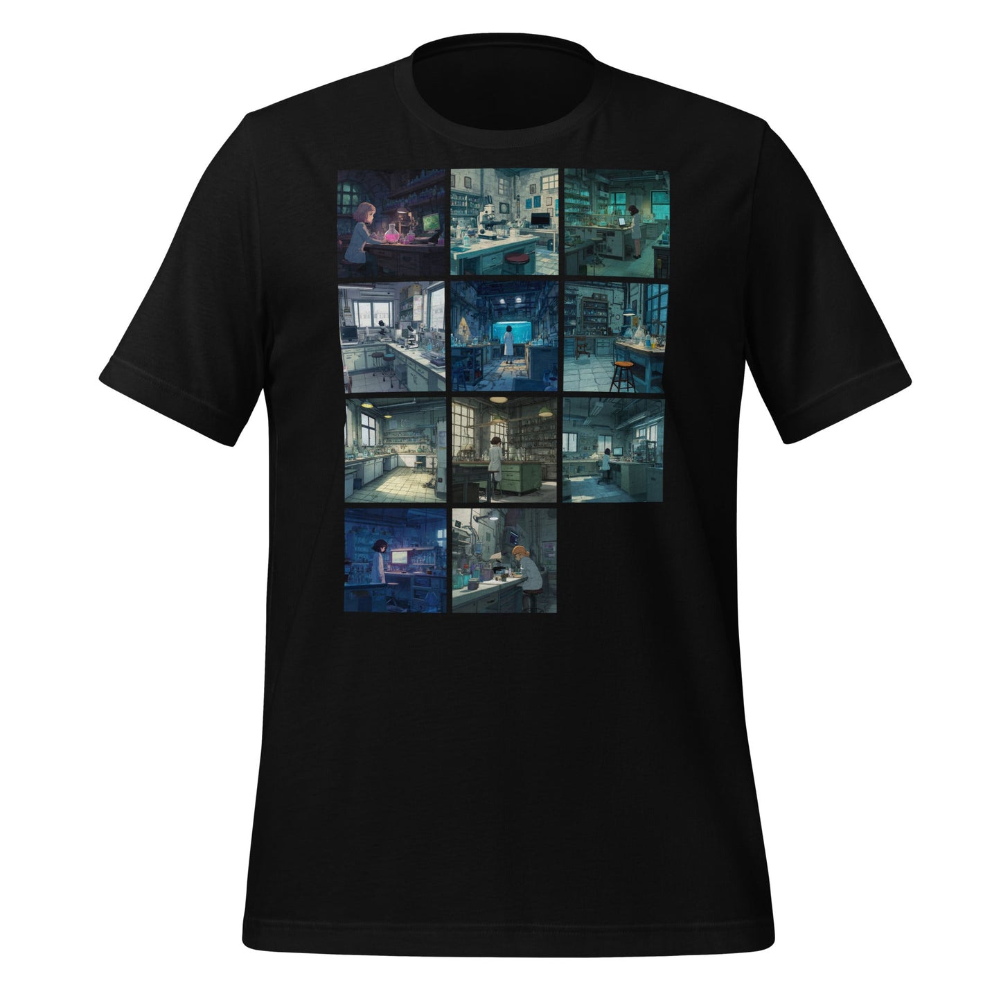 Image of the Eleven Labs Anime T-Shirt (unisex) Black / M.