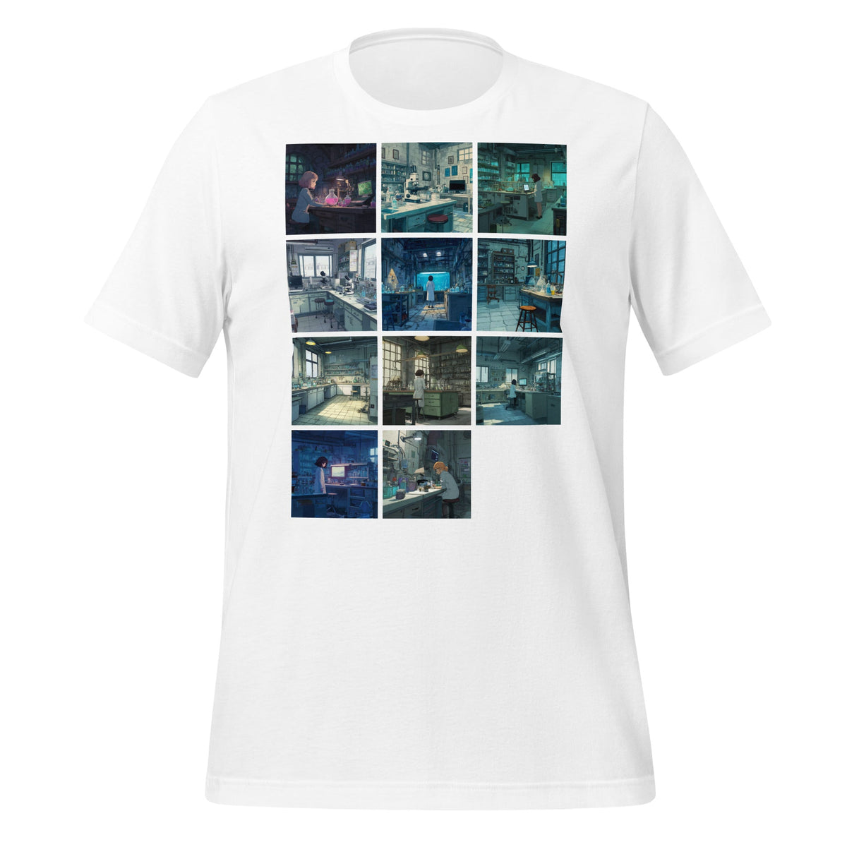 Image of the Eleven Labs Anime T-Shirt (unisex) White / M.