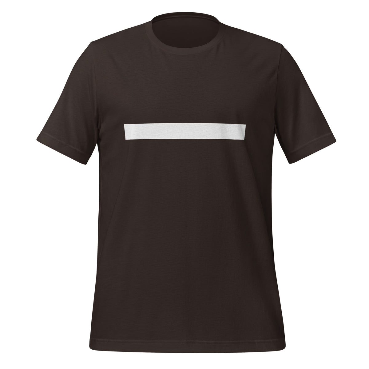 Image of the Em Dash T—Shirt (unisex) Brown / M.