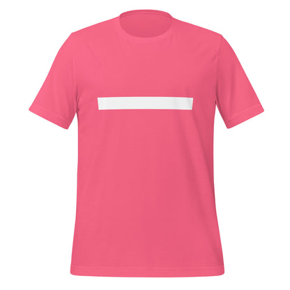 Image of the Em Dash T—Shirt (unisex) Charity Pink / M.