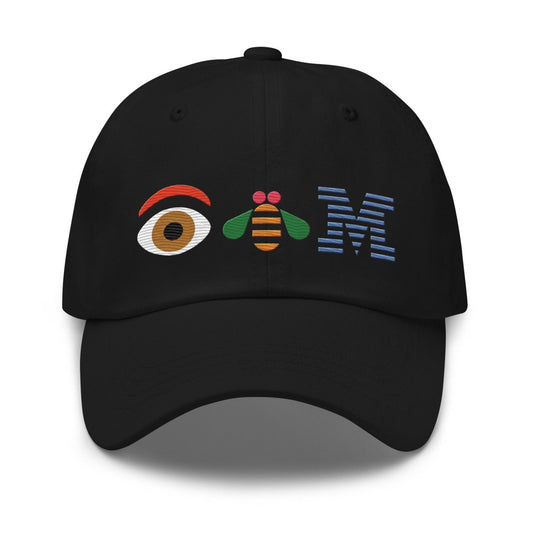 Eye Bee M Logo True-Color Embroidered Cap - AI Store