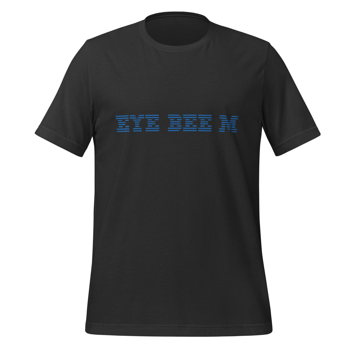 Product mockup photo of the EYE BEE M T Shirt (unisex) Dark Grey / M.