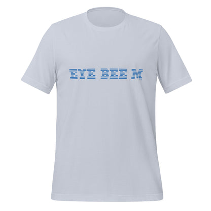 Product mockup photo of the EYE BEE M T Shirt (unisex) Light Blue / M.
