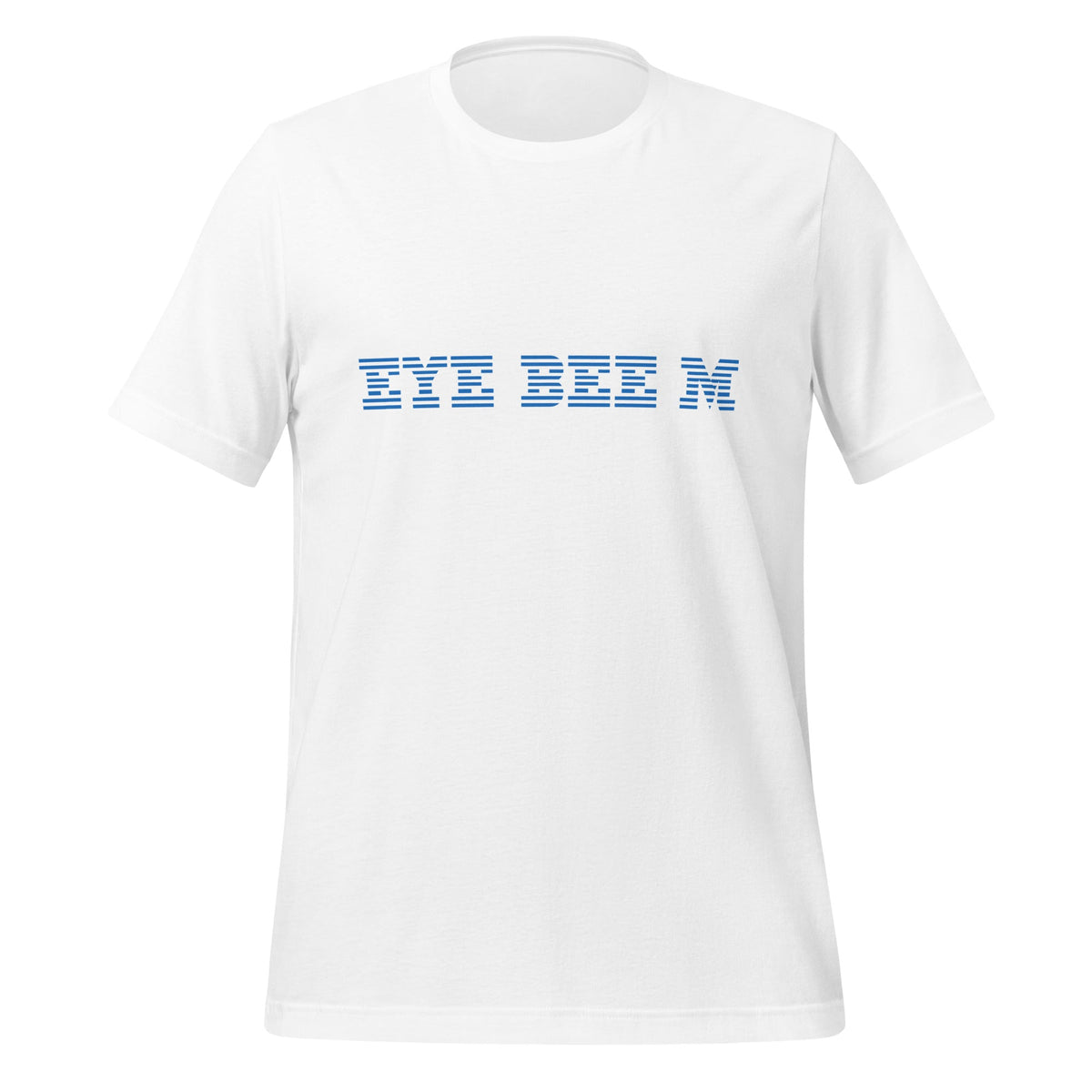Product mockup photo of the EYE BEE M T Shirt (unisex) White / M.