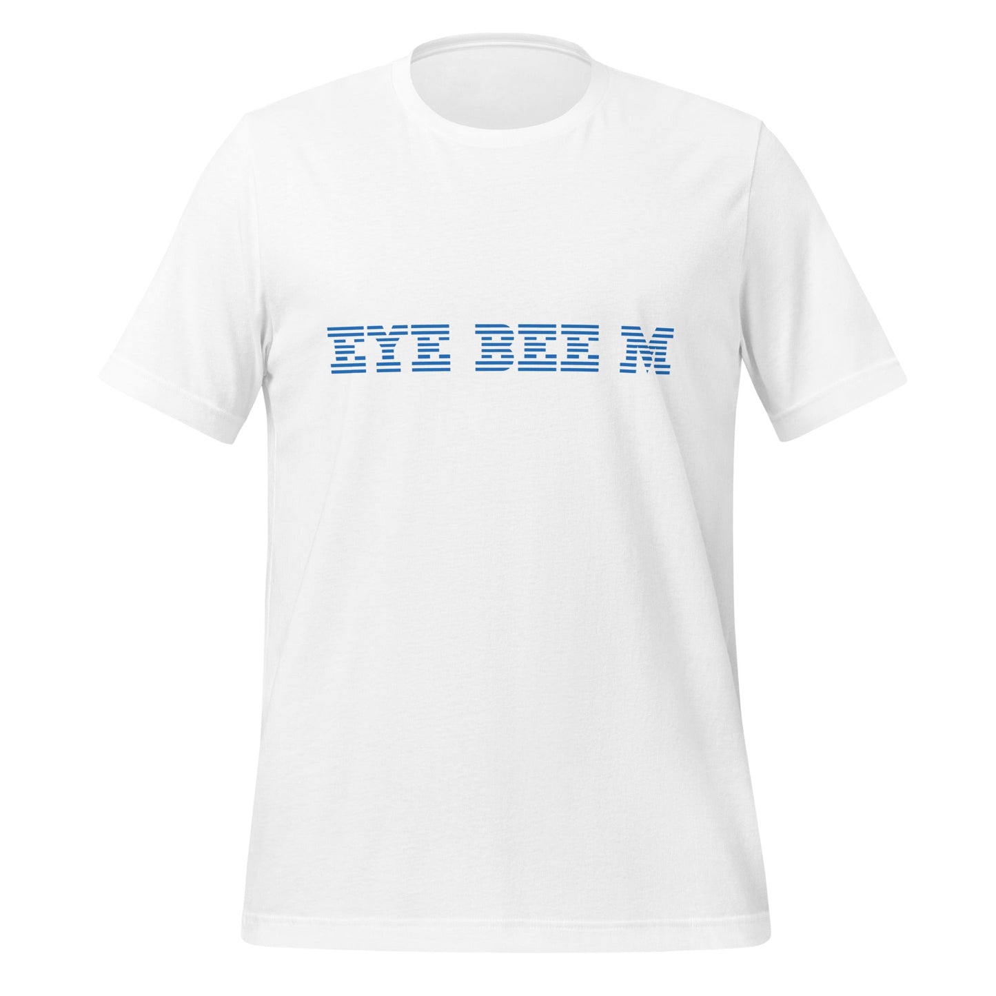 Product mockup photo of the EYE BEE M T Shirt (unisex) White / M.