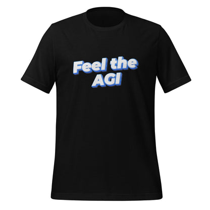 Product mockup photo of the Feel the AGI T Shirt 2 (unisex) Black / M.