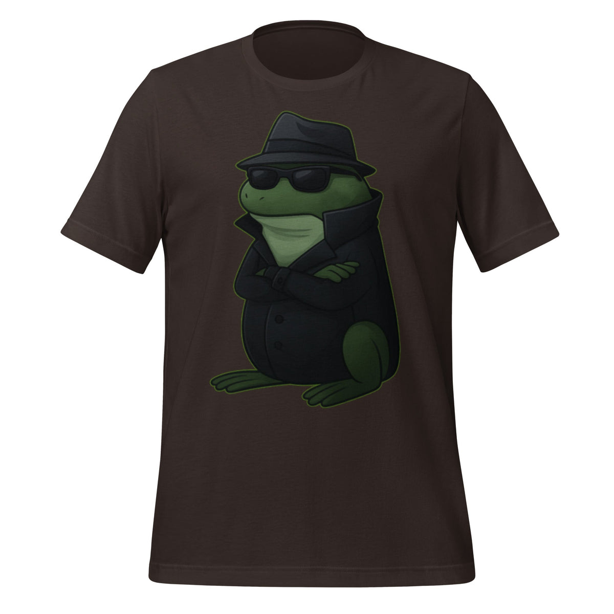 Image of the Froge Agent T-Shirt (unisex) Brown / M.