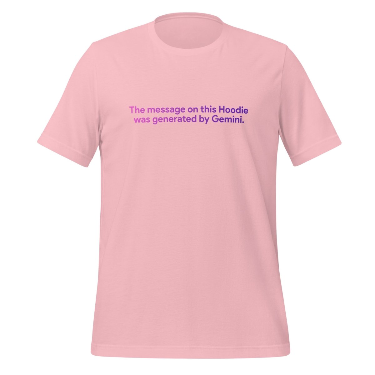 Product mockup photo of the Funny Gemini Hoodie Hallucination T Shirt (unisex) Pink / M.