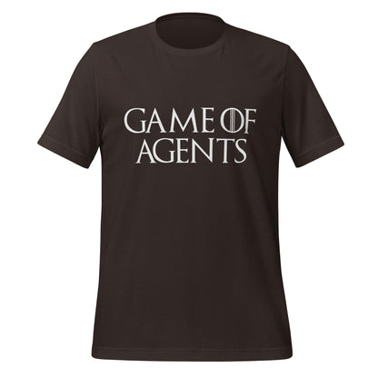 Image of the Game of Agents T-Shirt (unisex) Brown / M.