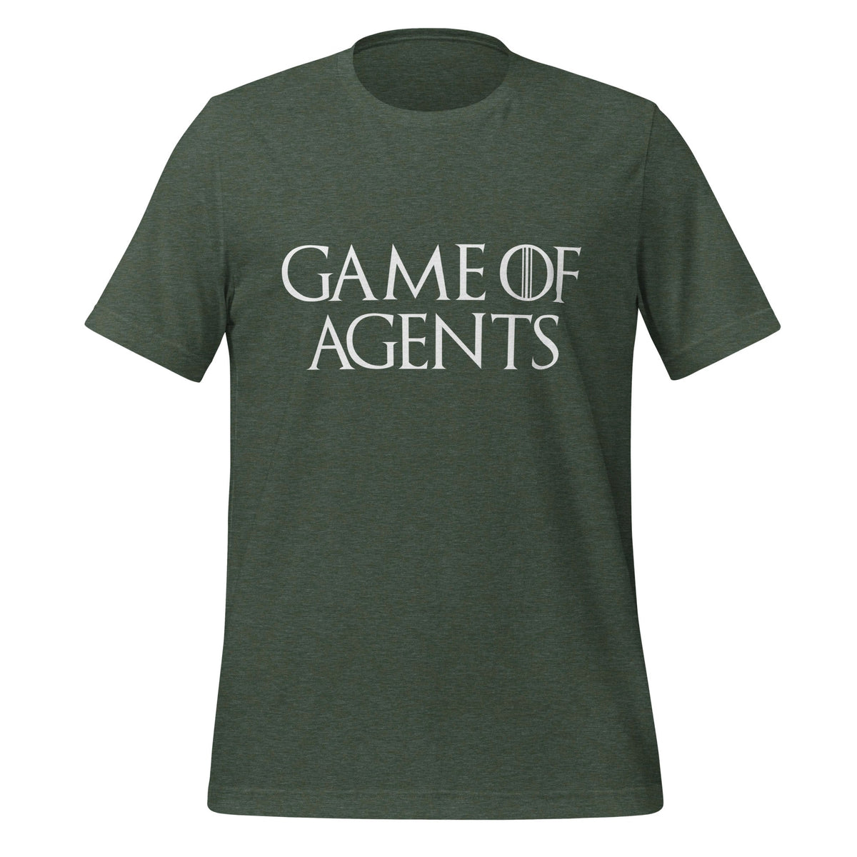 Image of the Game of Agents T-Shirt (unisex) Heather Forest / M.