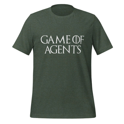 Image of the Game of Agents T-Shirt (unisex) Heather Forest / M.