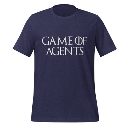 Image of the Game of Agents T-Shirt (unisex) Heather Midnight Navy / M.