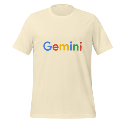 Product mockup photo of the Gemini Search Logo T Shirt (unisex) Natural / M.