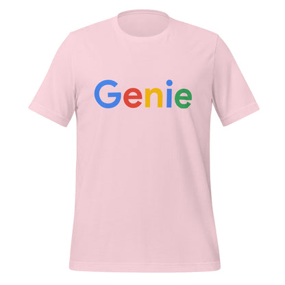 Product mockup photo of the Genie Search Logo T Shirt (unisex) Soft Pink / M.