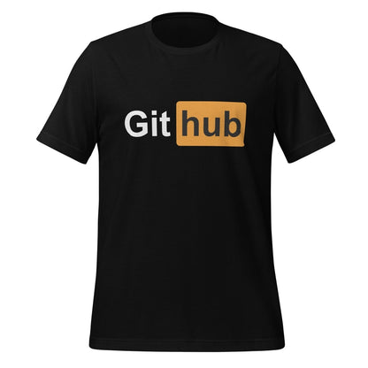 Image of the GitHub for Adults T-Shirt (unisex) Black / M.