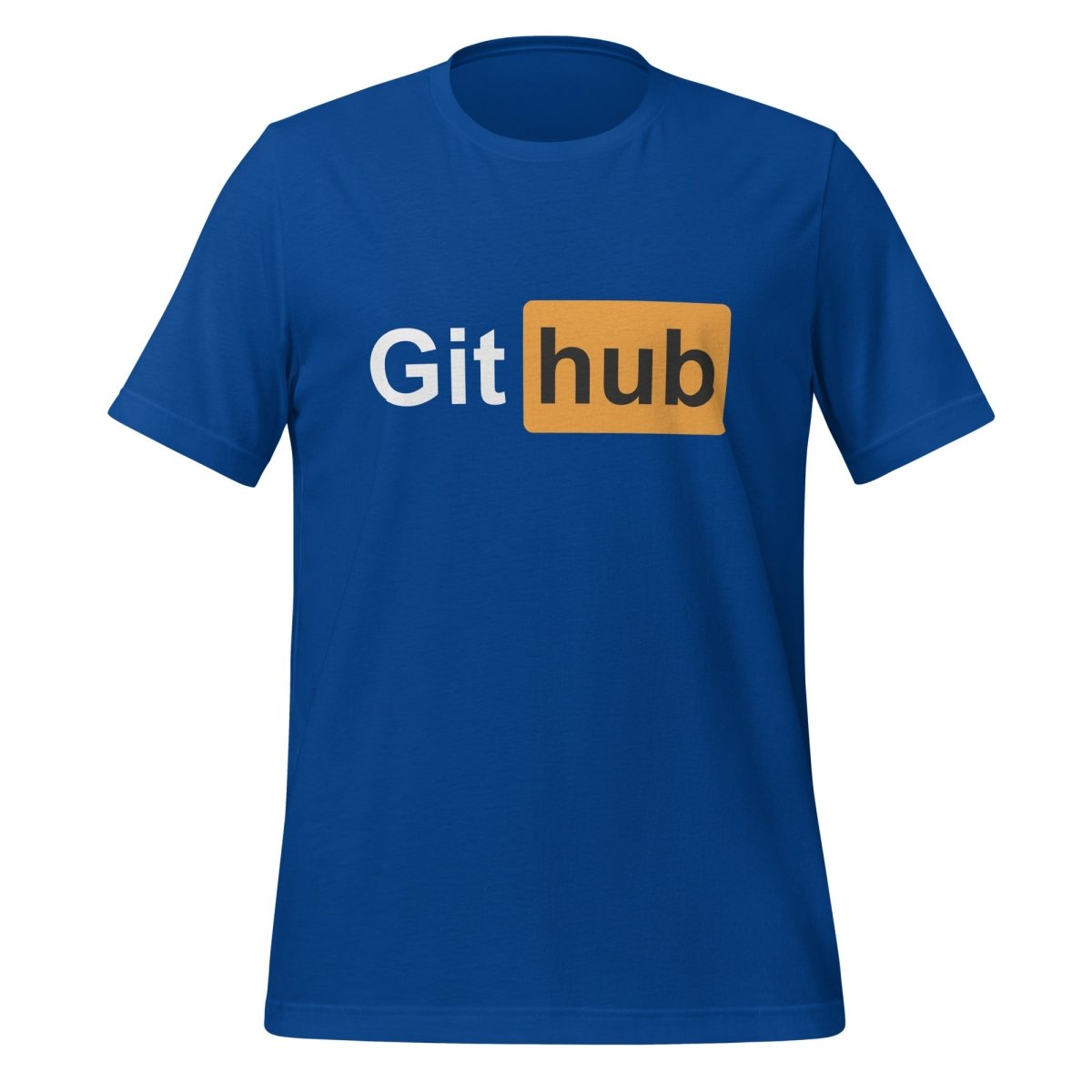 Image of the GitHub for Adults T-Shirt (unisex) True Royal / M.