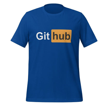 Image of the GitHub for Adults T-Shirt (unisex) True Royal / M.